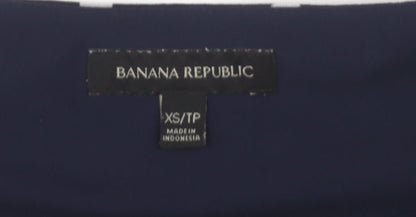 Banana Republic Women's Blue Polka Dot T-Shirt XS