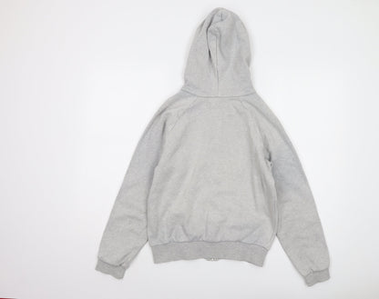 Adidas Women's Grey Full Zip Hoodie Size 10