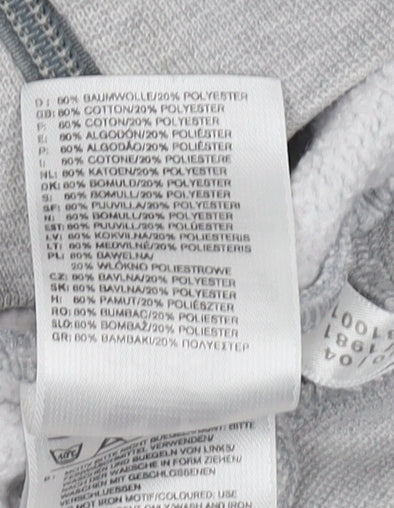 Adidas Women's Grey Full Zip Hoodie Size 10