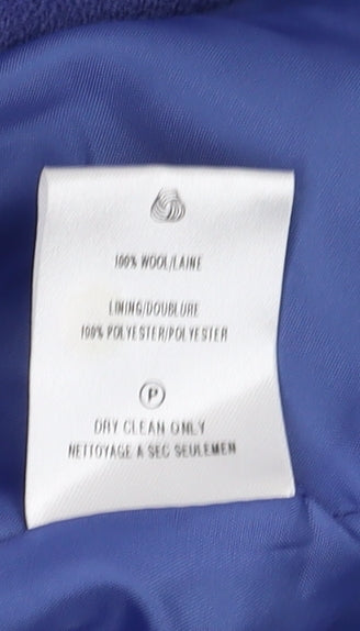 Eastex Women's Blue Wool Suit Jacket Size 16