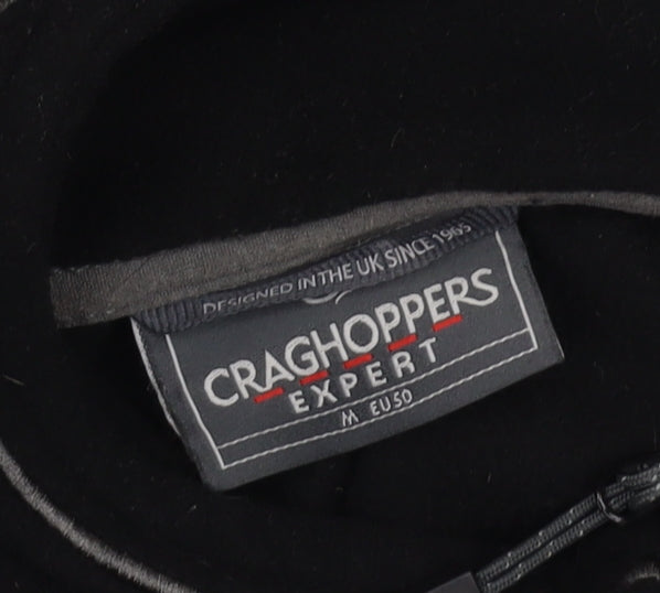 Mens UK Size M Craghoppers Black Henley Sweatshirt