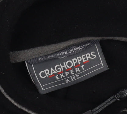 Mens UK Size M Craghoppers Black Henley Sweatshirt