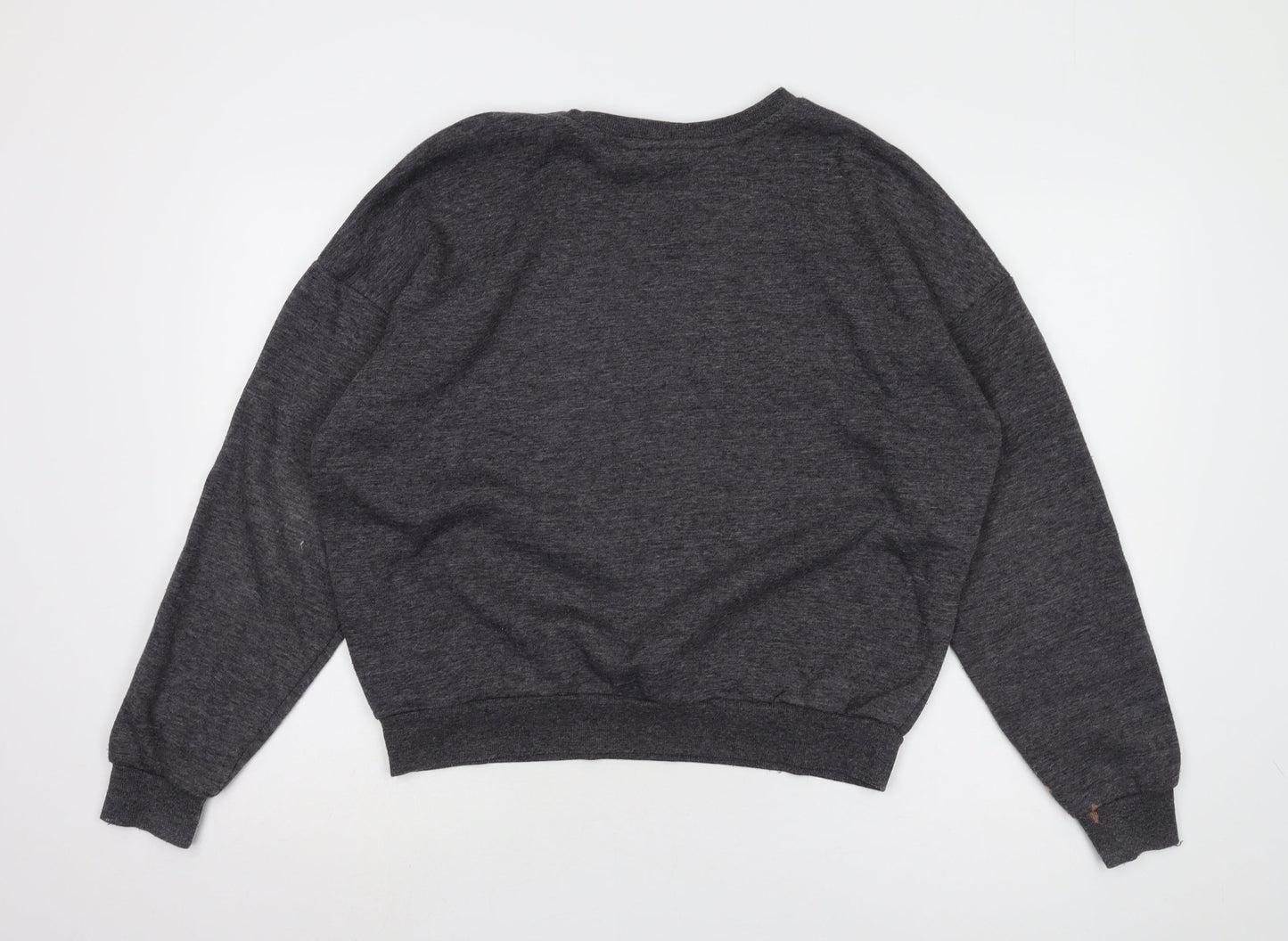 Unisex Adults UK Size 10 Harry Potter Grey Pullover Sweatshirt