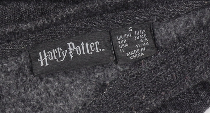 Unisex Adults UK Size 10 Harry Potter Grey Pullover Sweatshirt