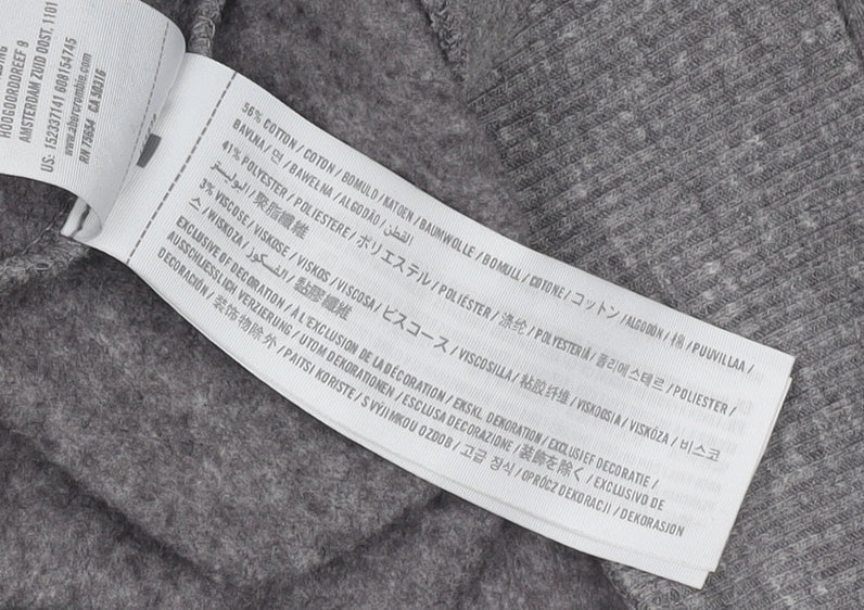 Abercrombie & Fitch Women's Grey Full Zip Hoodie L