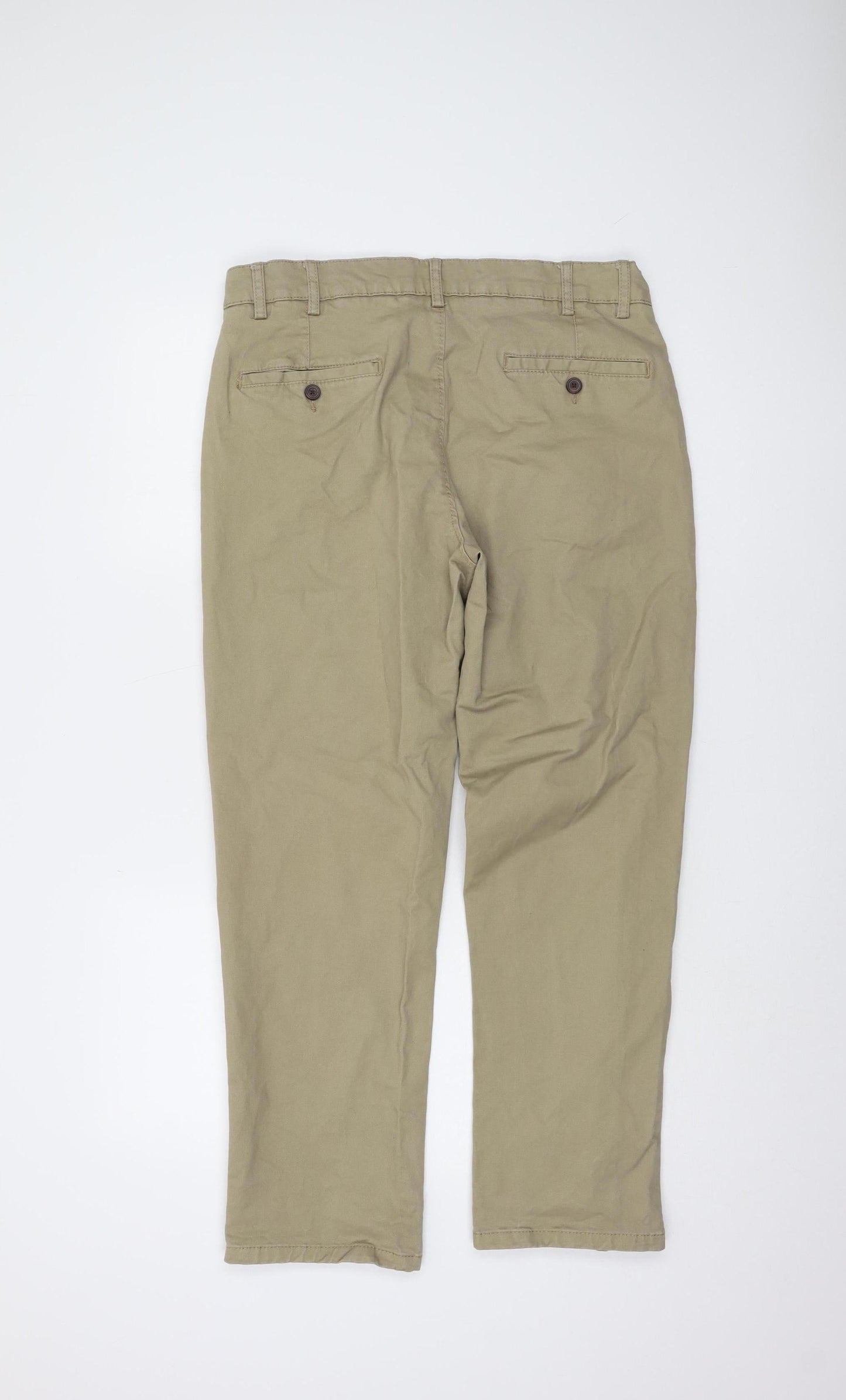 Boston Crew Men's Beige Chino Trousers 34W 29S