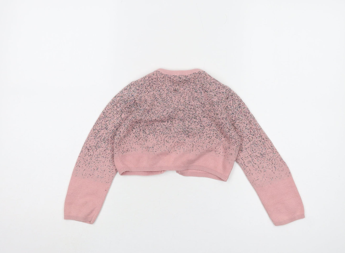 Monsoon Girls Pink Sequin Cardigan 3-4 Years