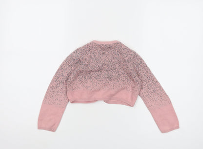 Monsoon Girls Pink Sequin Cardigan 3-4 Years