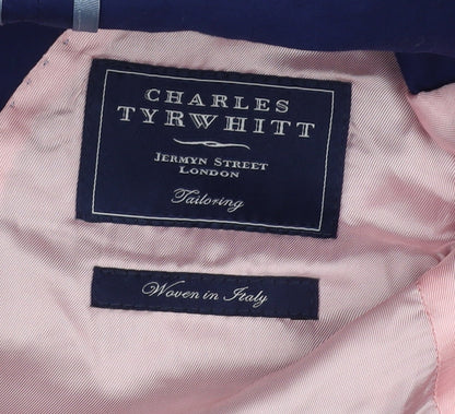 Charles Tyrwhitt Men's Blue Wool Blazer Size 38
