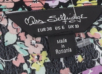Miss Selfridge Women’s Floral Dress Size 10 Multicoloured