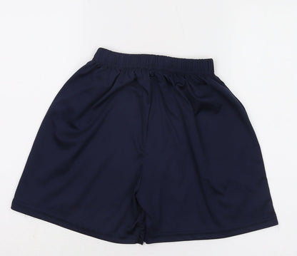 Nike Boys Blue Athletic Football Shorts Size 176
