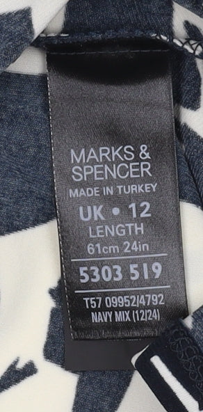 Marks and Spencer Women's Floral A-Line Skirt Size 12