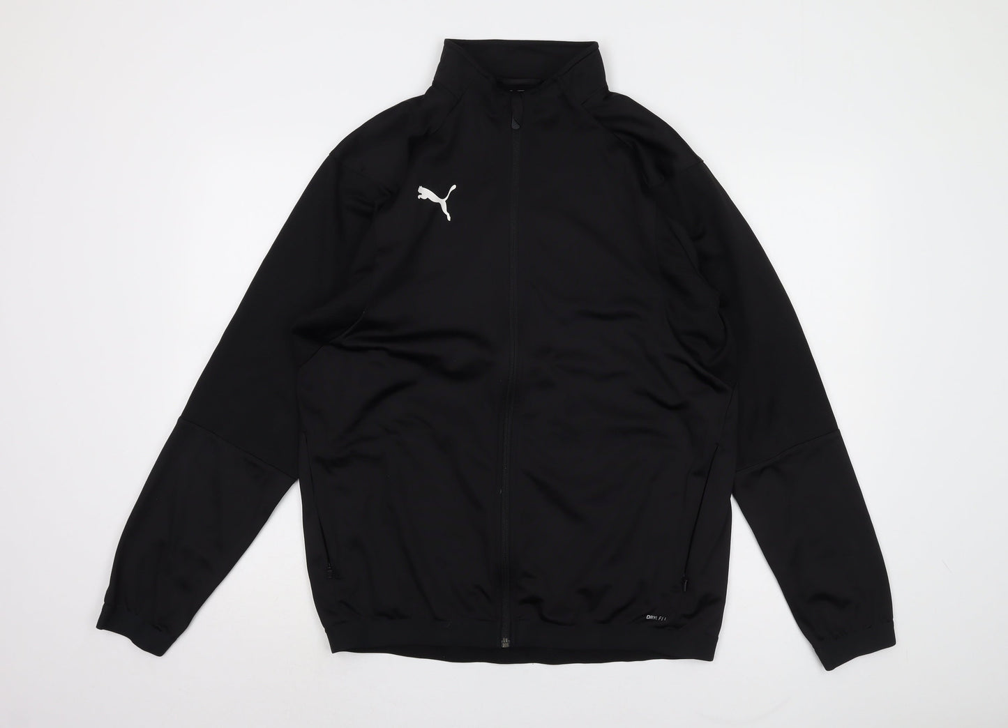 Puma Men's Black Track Jacket Size M Gym & Jogging