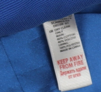 Monsoon Women's Blue Fit & Flare Dress, Size 12, Sleeveless