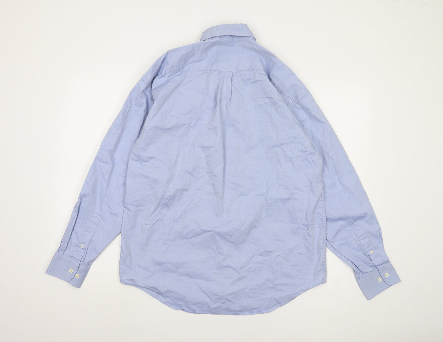 Savoy Taylors Guild Blue Men's Button-Up Shirt