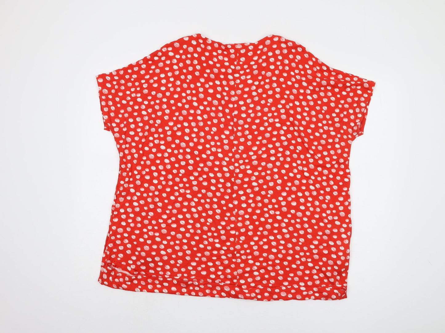 Capsule Women's Red Polka Dot Tunic Size 16/18