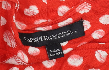 Capsule Women's Red Polka Dot Tunic Size 16/18