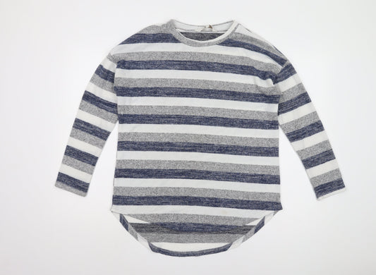 Apricot Women’s Multicoloured Striped Pullover Jumper, 2XS