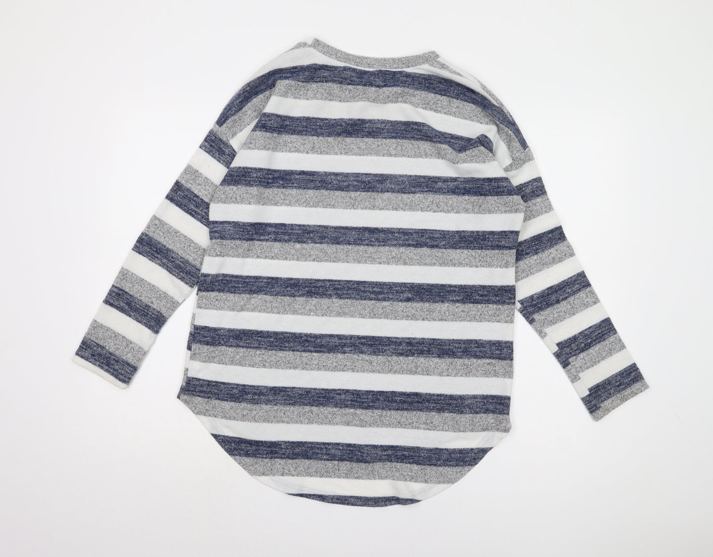 Apricot Women’s Multicoloured Striped Pullover Jumper, 2XS