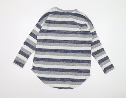 Apricot Women’s Multicoloured Striped Pullover Jumper, 2XS