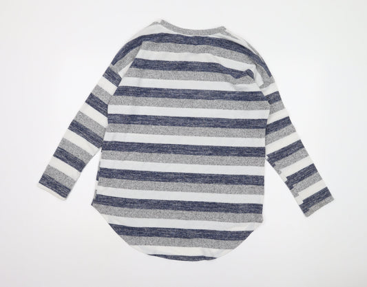 Apricot Women’s Multicoloured Striped Pullover Jumper, 2XS