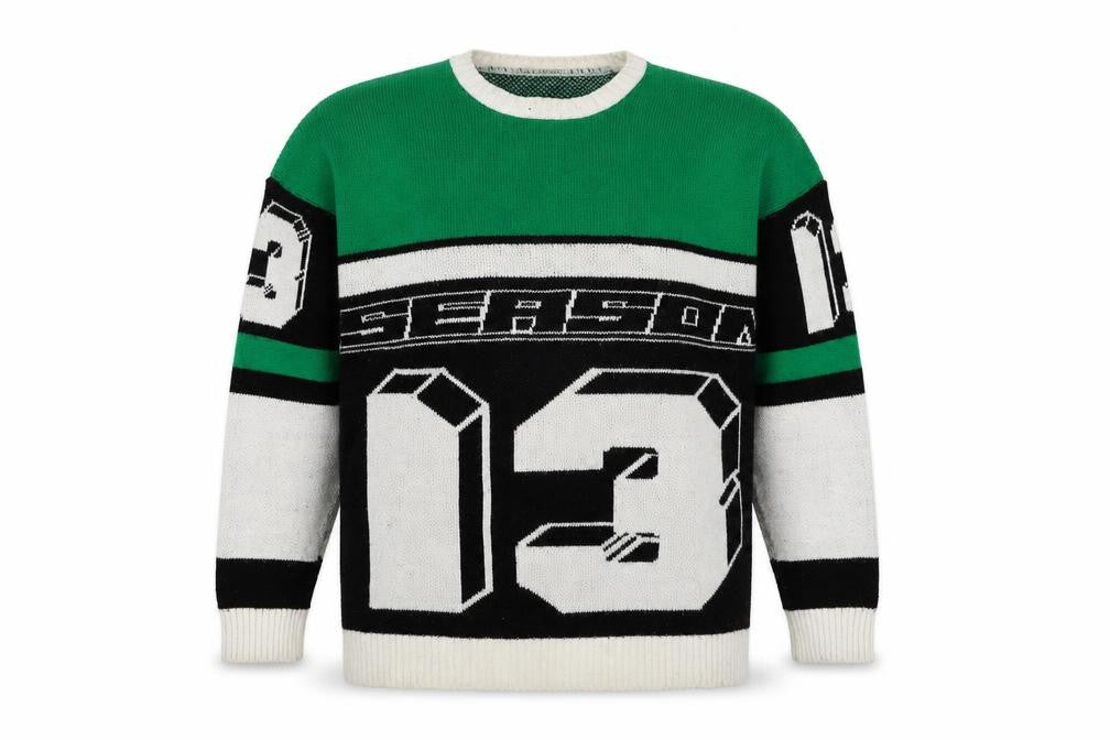 Mens UK Size M boohooMAN Green Pullover Jumper
