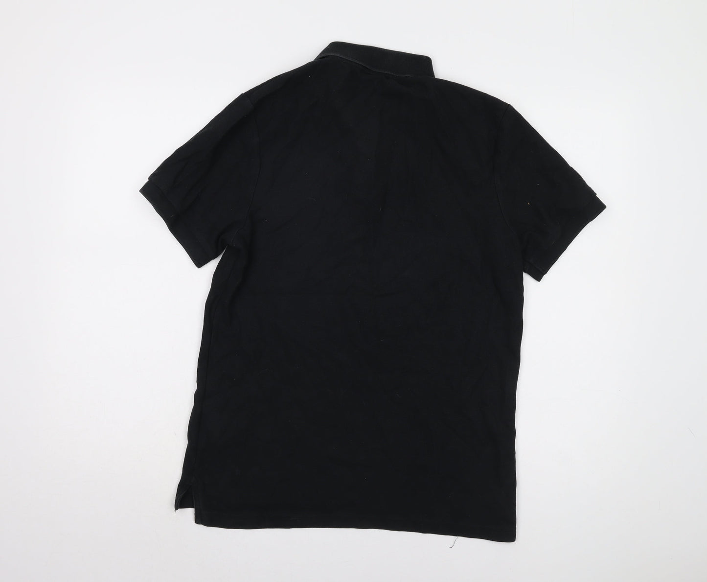 Nike Men's Black Polo Shirt - Medium, Casual Short Sleeve