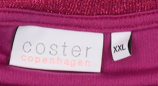 Coster Copenhagen Women's Pink 2XL T-Shirt