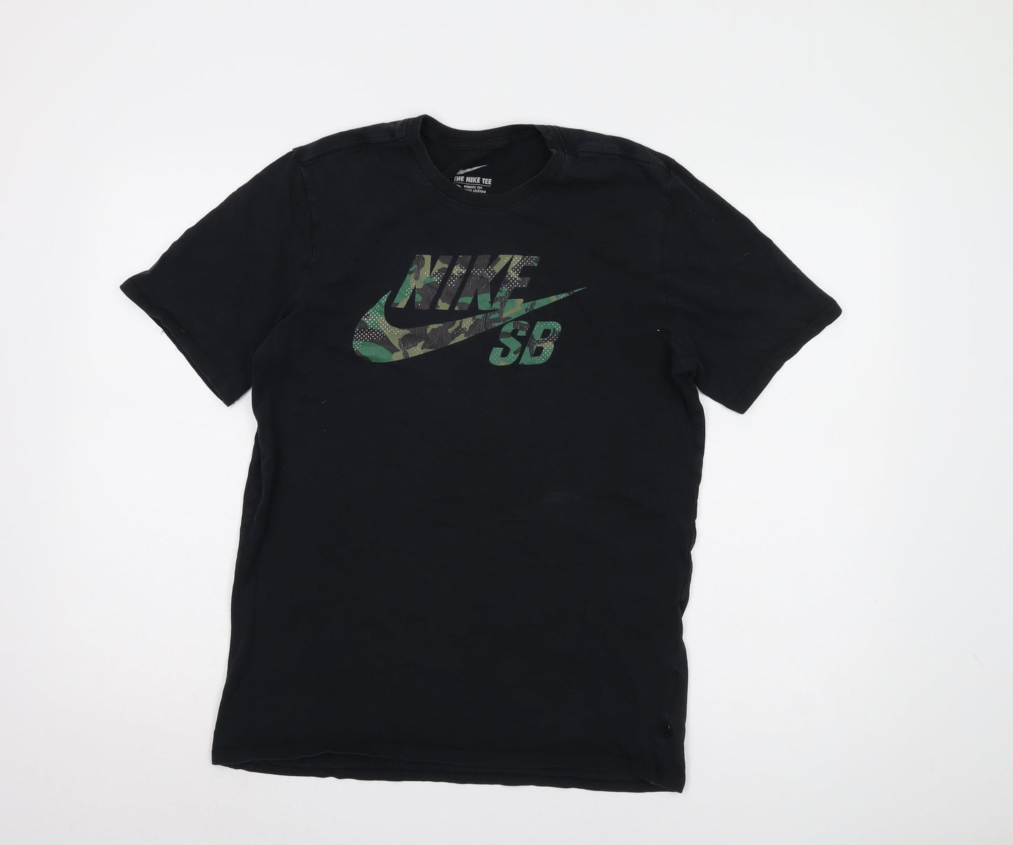 Nike Men's Black Medium Graphic Print Athletic T-Shirt