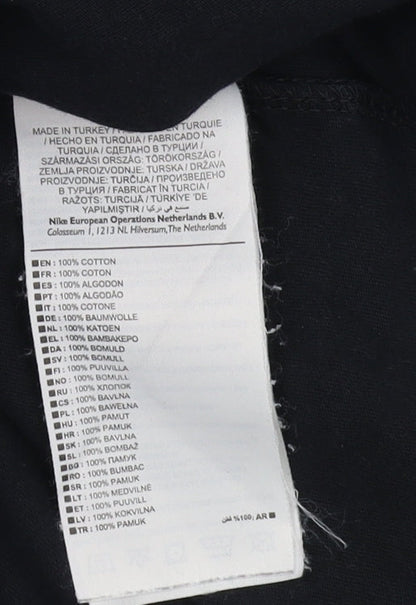 Nike Men's Black Medium Graphic Print Athletic T-Shirt