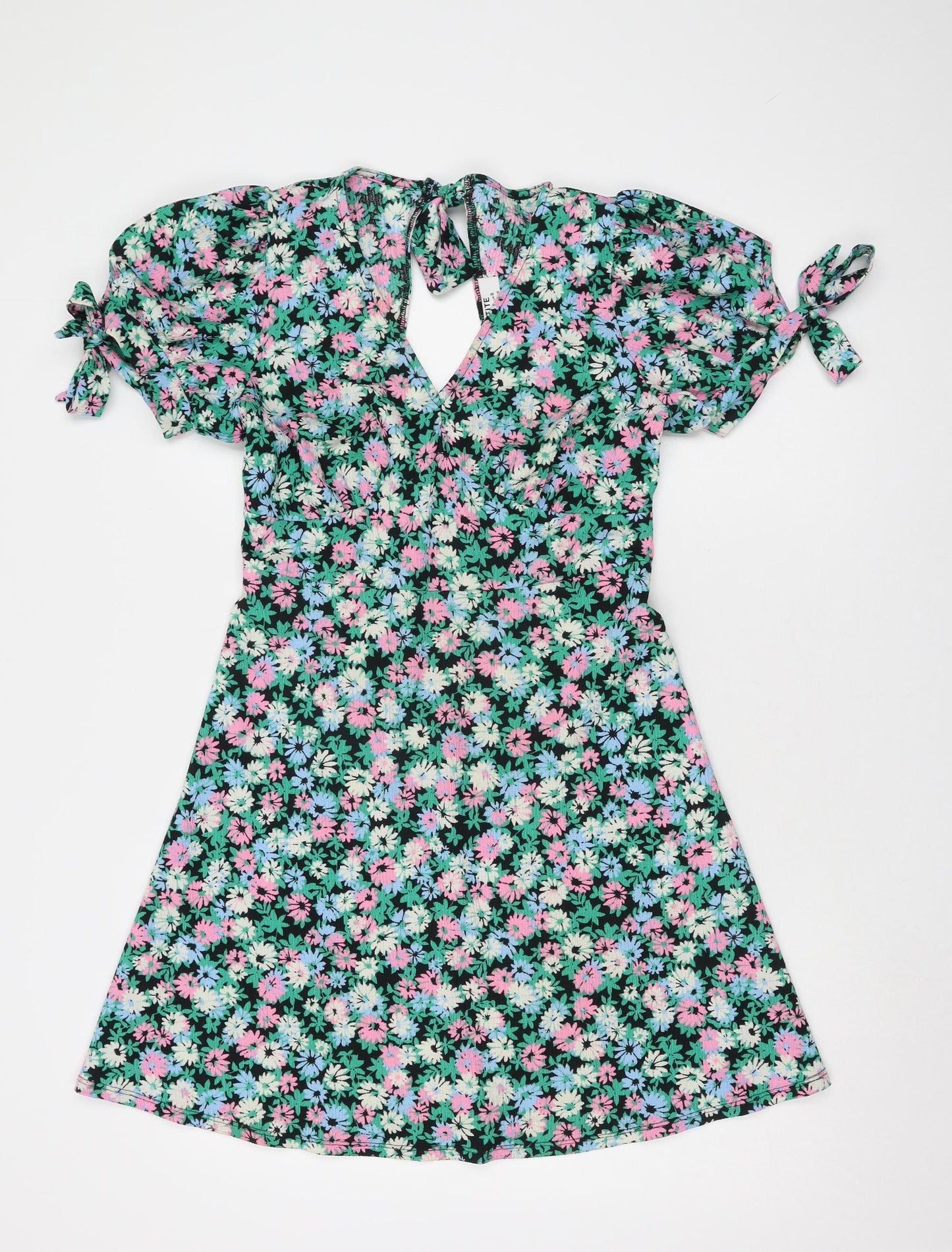 Dorothy Perkins Women's Multicoloured Floral Dress, Size 8