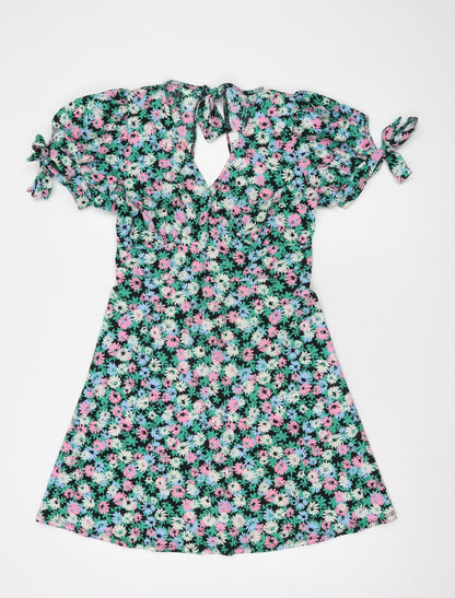 Dorothy Perkins Women's Multicoloured Floral Dress, Size 8