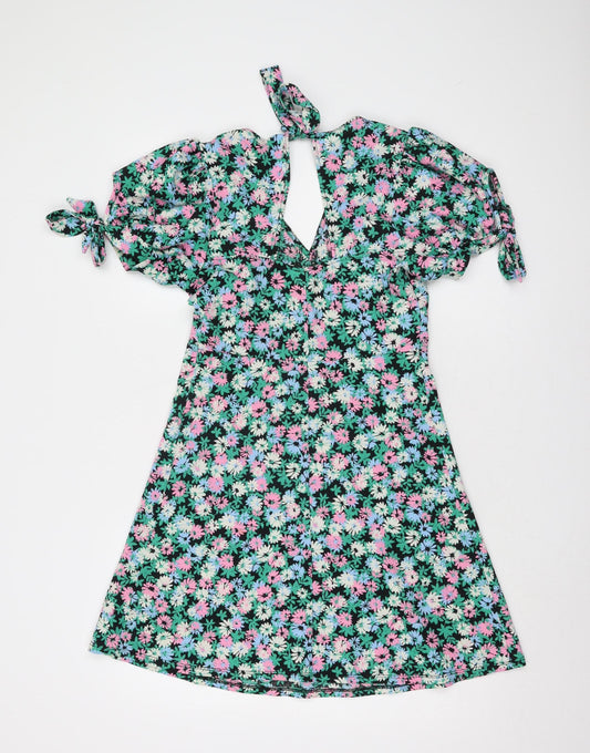 Dorothy Perkins Women's Multicoloured Floral Dress, Size 8