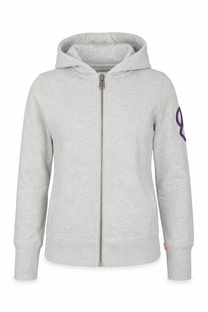 Unisex Adults UK Size S Superdry Grey Full Zip Hoodie
