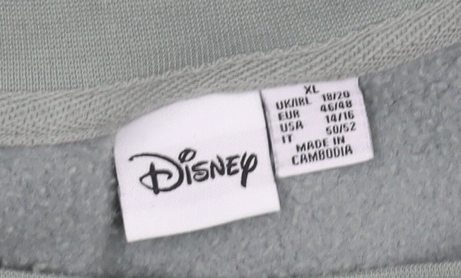 Womens UK Size XL Disney Grey Pullover Sweatshirt