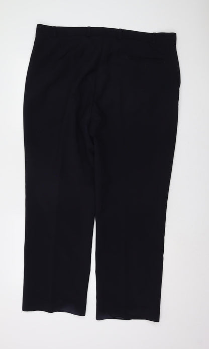BHS Men's Black Polyester Dress Pants 40S