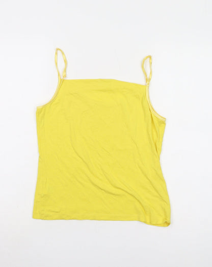 Womens UK Size L Hobbs Yellow Camisole Tank