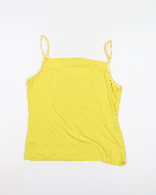 Womens UK Size L Hobbs Yellow Camisole Tank