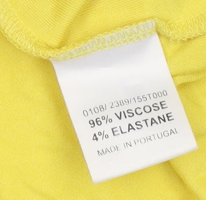 Womens UK Size L Hobbs Yellow Camisole Tank