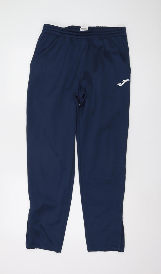 Joma Men's Blue Joggers, M, Elastic Waist, Sports Casual