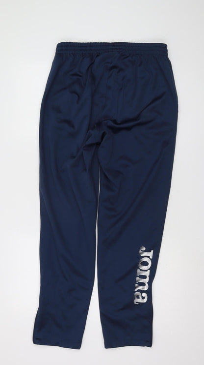 Joma Men's Blue Joggers, M, Elastic Waist, Sports Casual