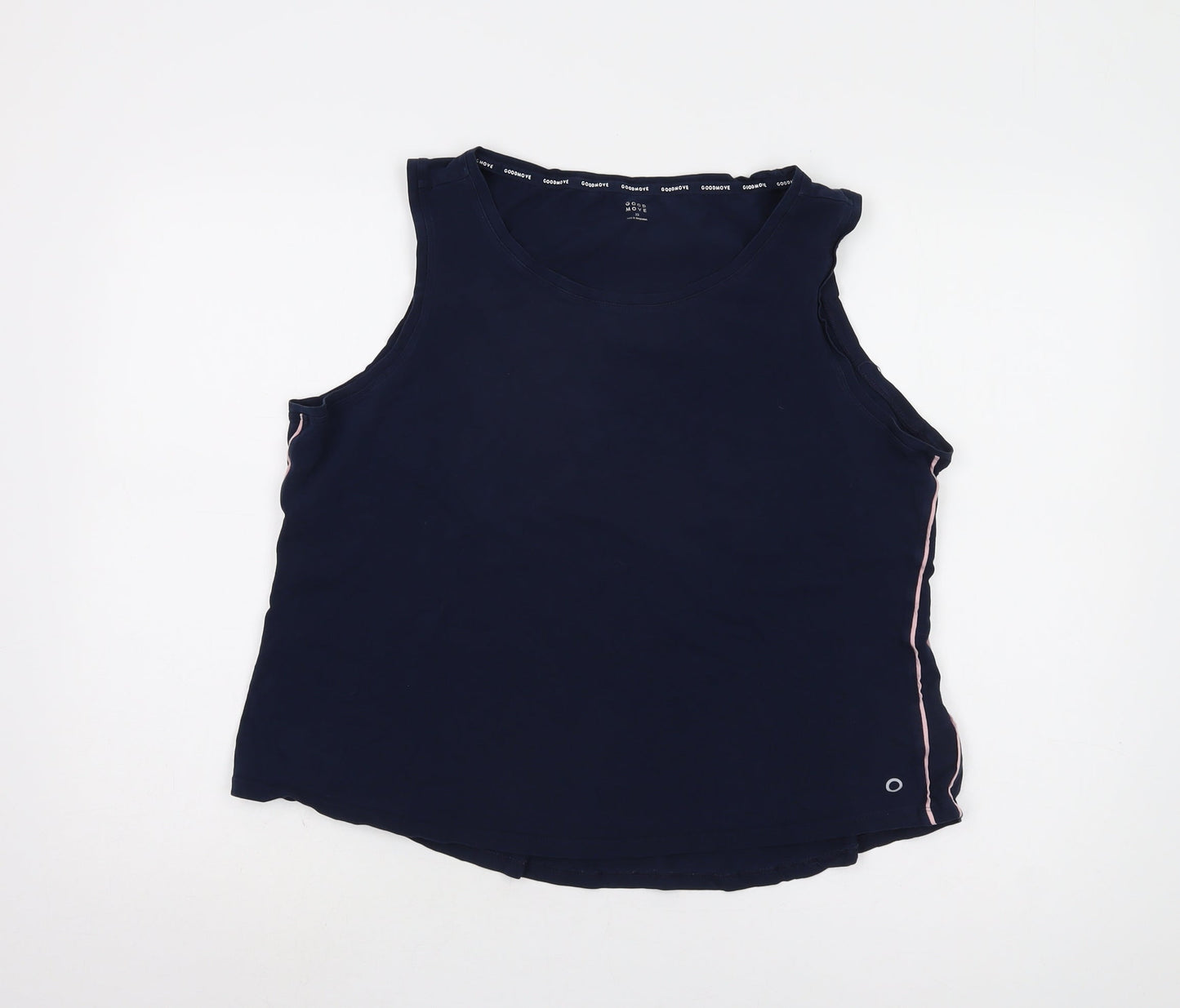 Womens UK Size 22 Marks and Spencer Blue Basic Tank