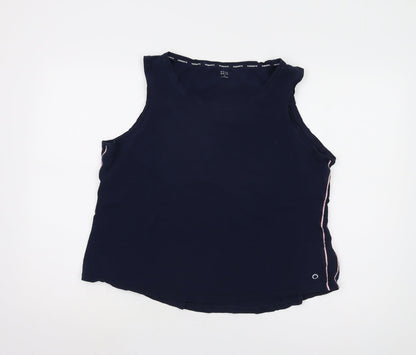 Womens UK Size 22 Marks and Spencer Blue Basic Tank