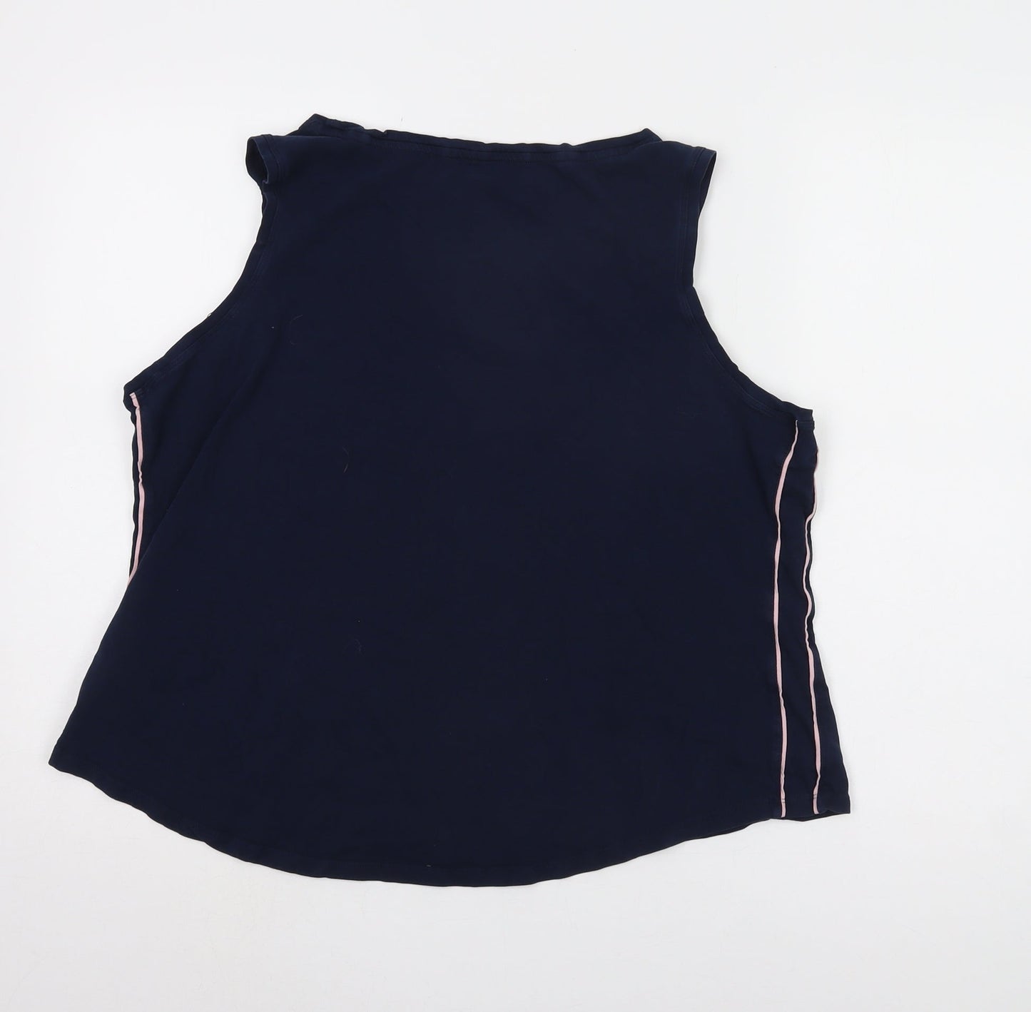 Womens UK Size 22 Marks and Spencer Blue Basic Tank