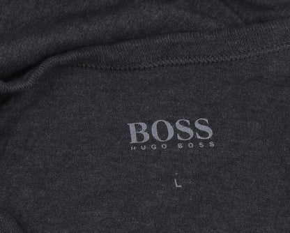 Mens UK Size L Boss Black  T-Shirt