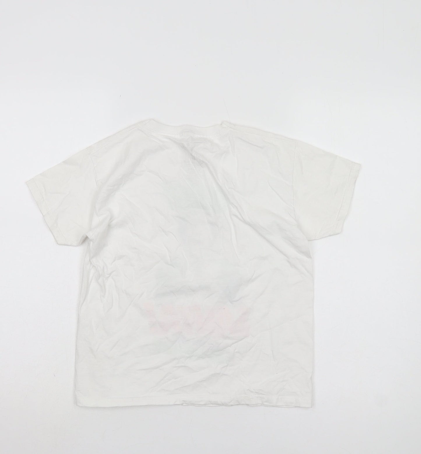 Elf Boys White Graphic T-Shirt 9-10 Years Xmas Festive Top