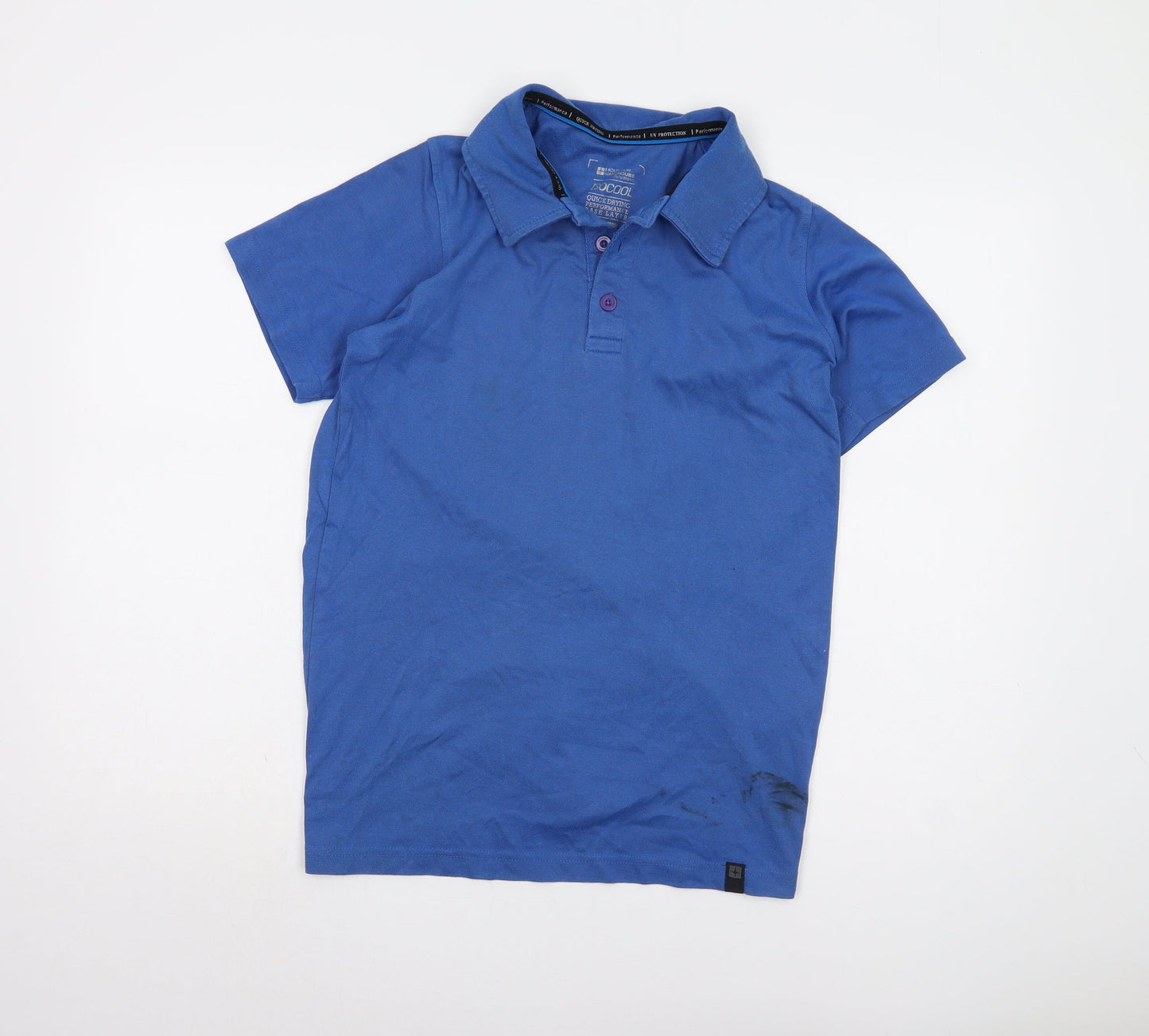 Mountain Warehouse Men's Blue Polo XS for Gym & Running