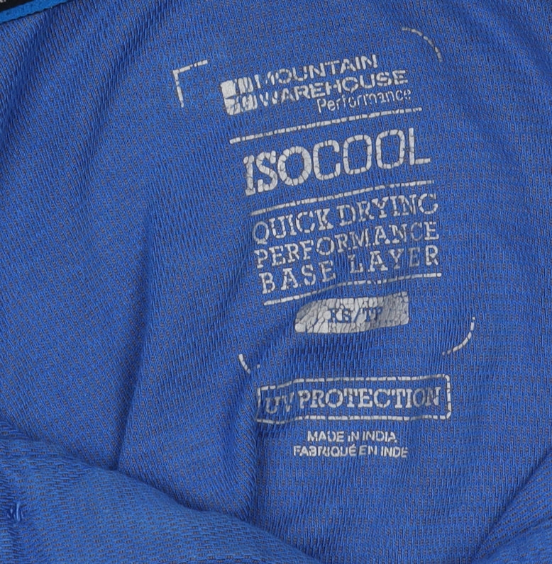 Mountain Warehouse Men's Blue Polo XS for Gym & Running