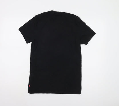 Levi's Men's Black Crew Neck Logo T-Shirt Size S