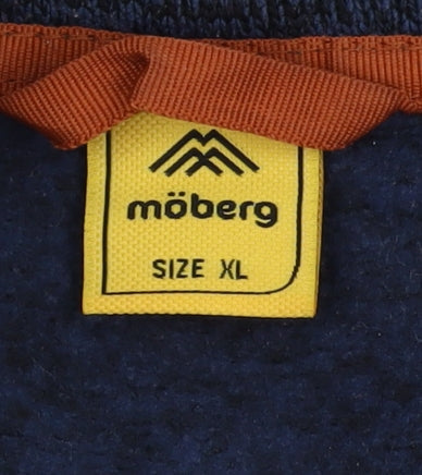 Mens UK Size XL möberg Blue Basic Jacket